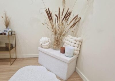 Détails raffinés du salon – chez So Glam’s